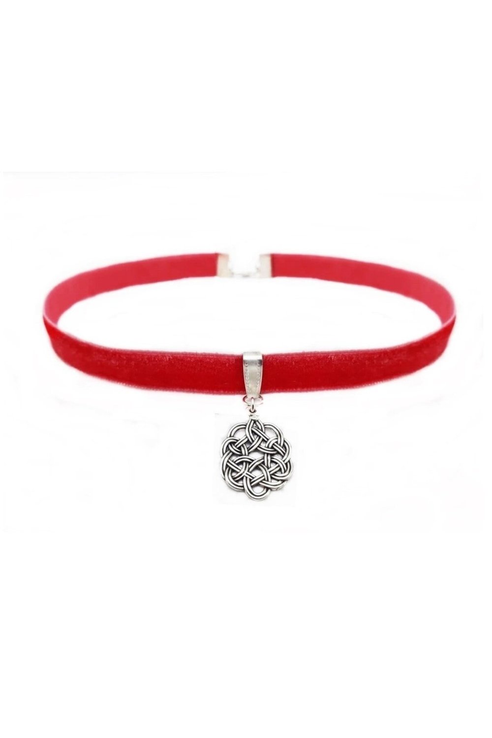Kazaziye Aşk Düğümü Kadın Choker Tasma Kolye