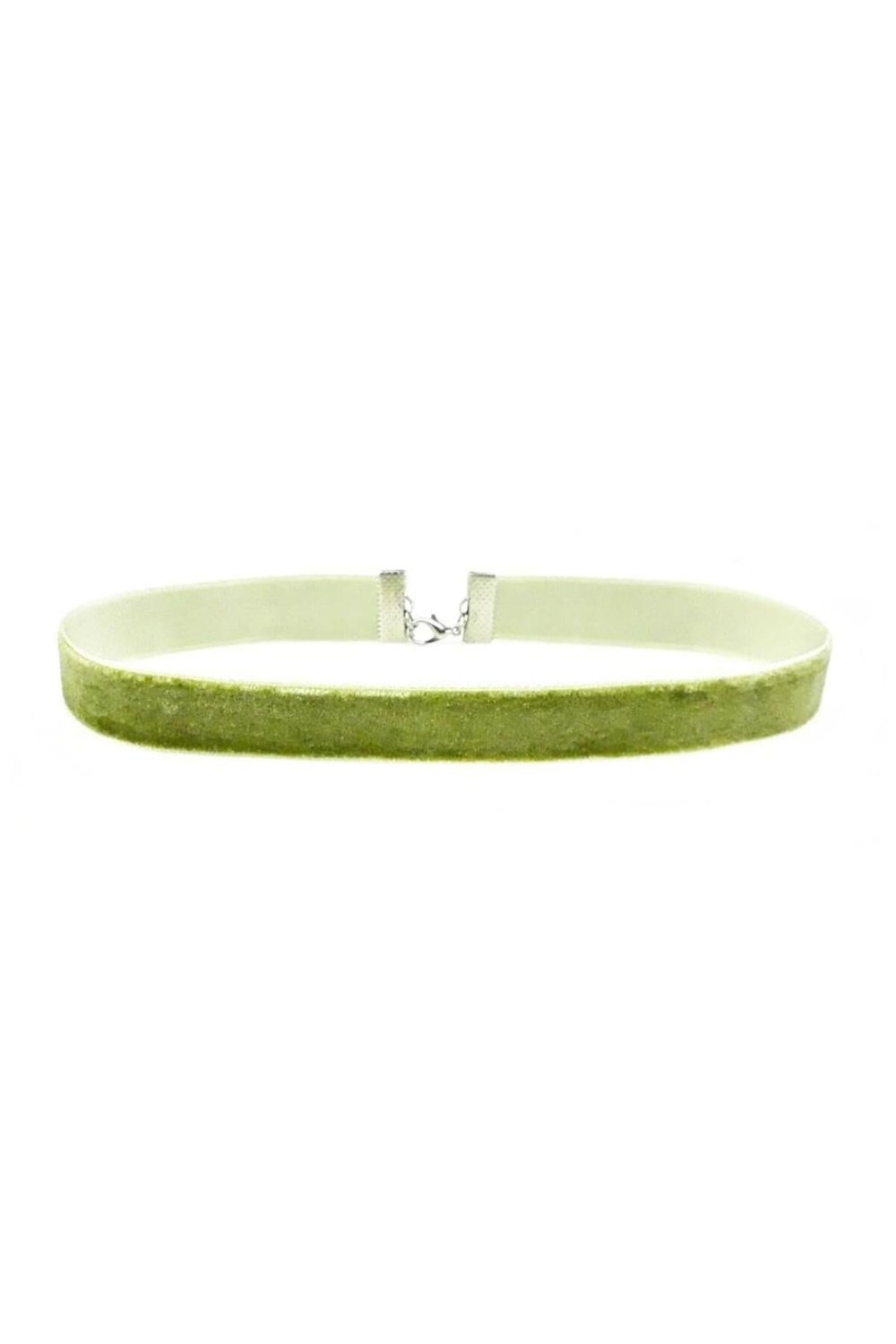 Nefti Yeşil Kadife Kadın Choker Kolye