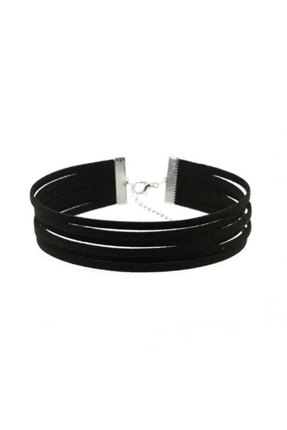 Siyah Renk Kadın Süet Choker