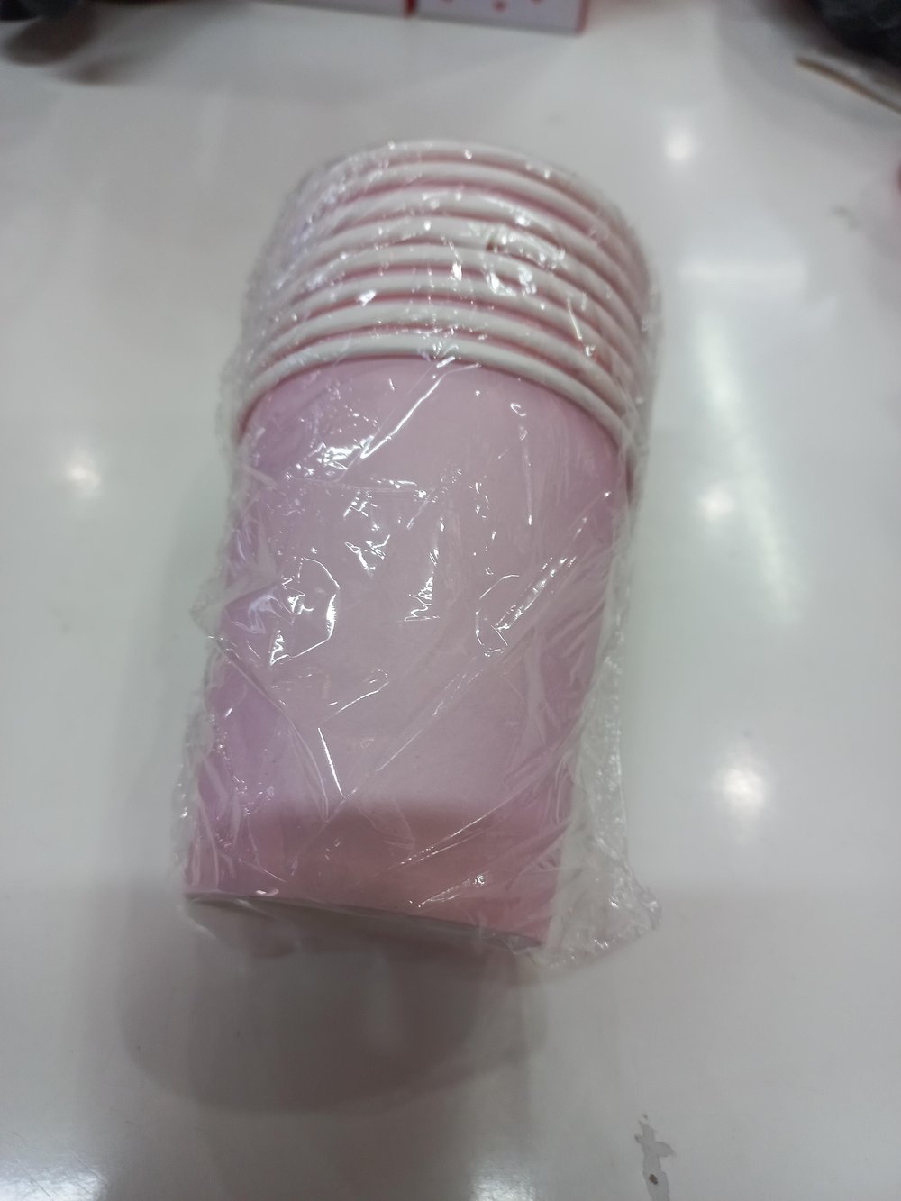 PEMBE KARTON BARDAK 8 Lİ 