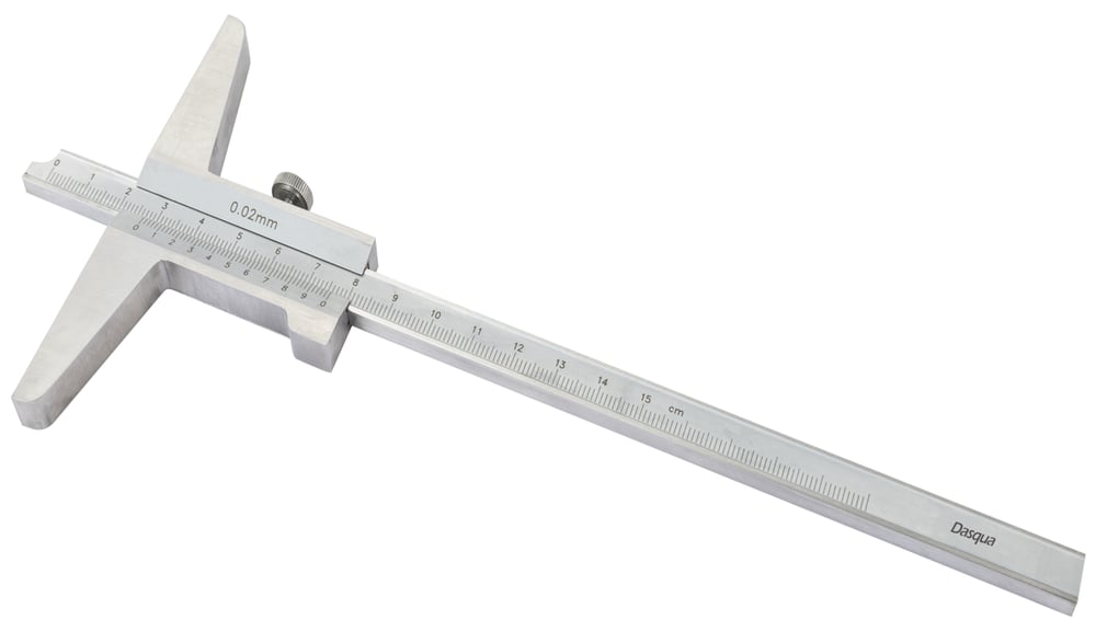 Dasqua 0-150Mm Mekanik Derinlik Kumpası 0,02Mm Dın862
