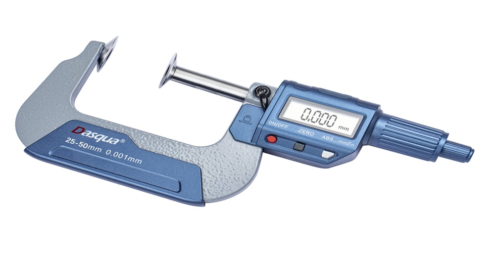 Dasqua 0-25Mm Dijital Disk Mikrometre 0,001/0,00005