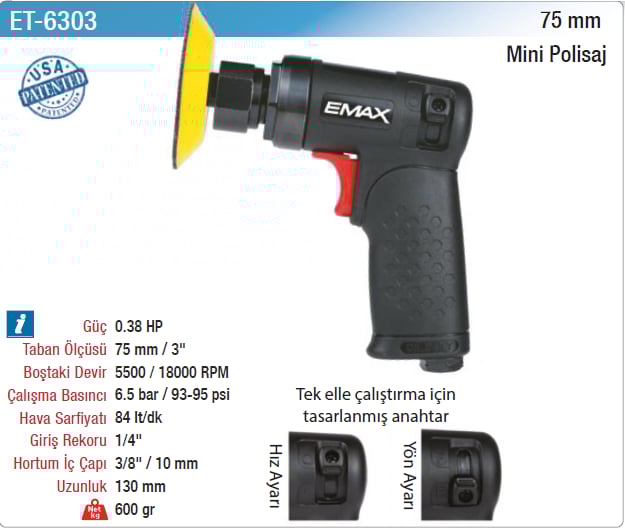 Emax 75Mm Mini Polisaj