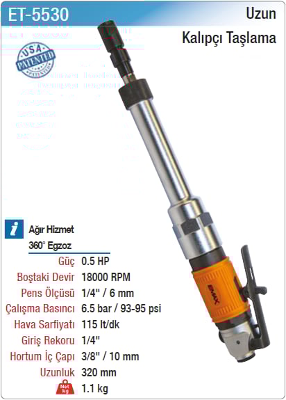 Emax Uzun Kalıpçı Taşlama