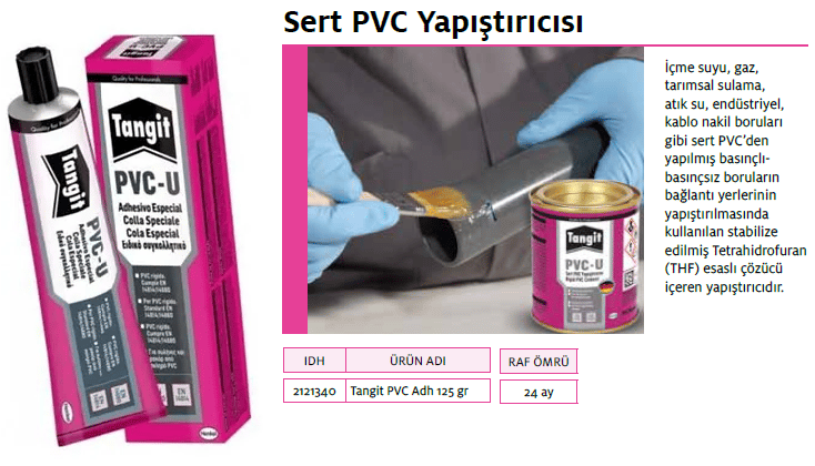 Tangit Ser Pvc Yapıştırıcı Tüp 125 G