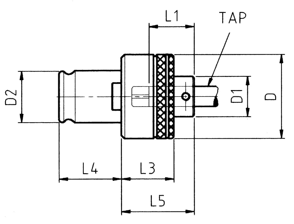 Trade Max Tcs-B Kılavuz Adaptörü M3-M5