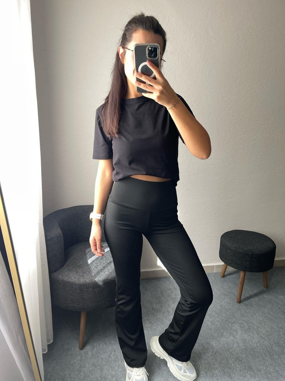 İSPANYOL PAÇA YÜKSEK BEL TAYT