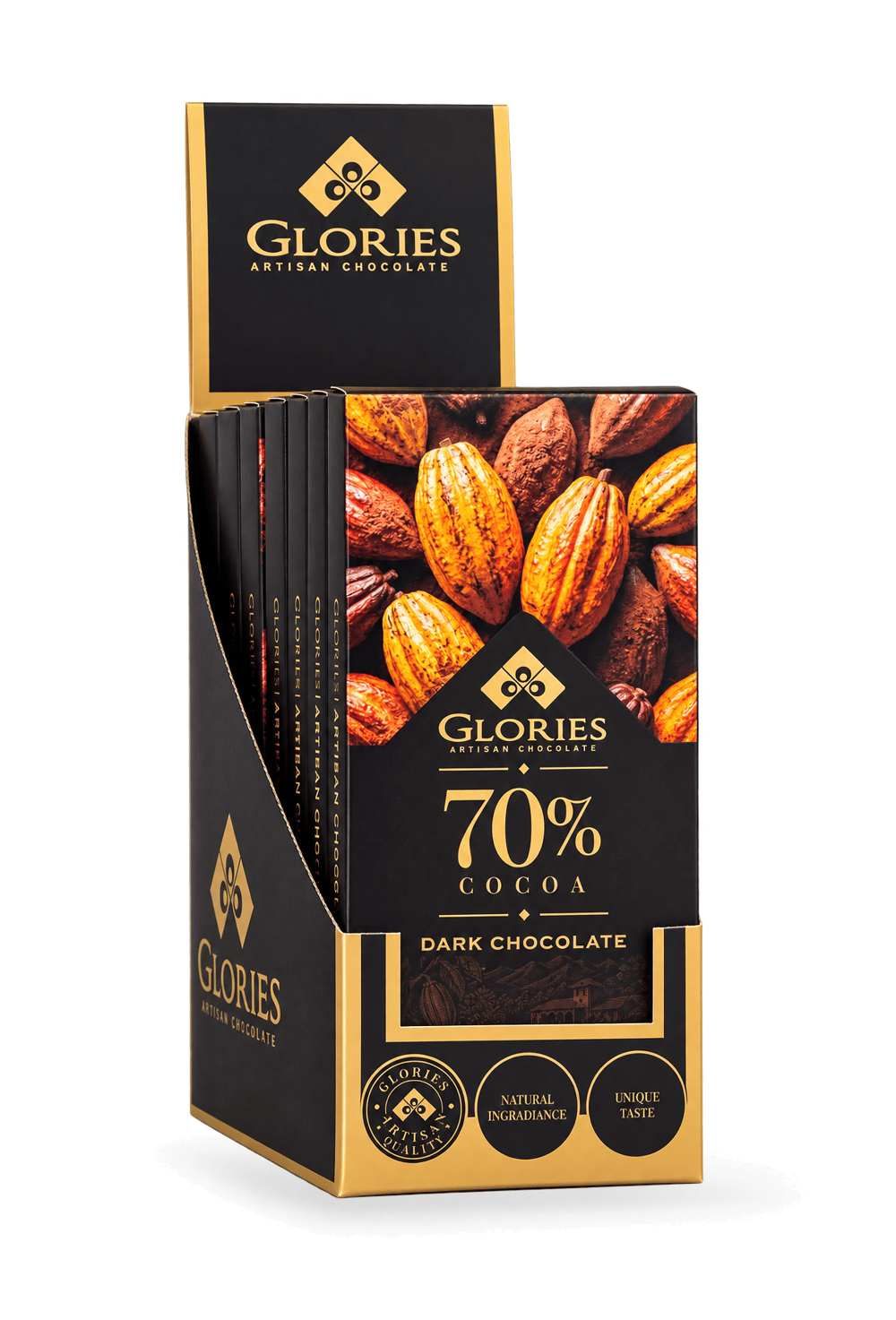 %70 Bitter Çikolata 100 g – 10'lu Display