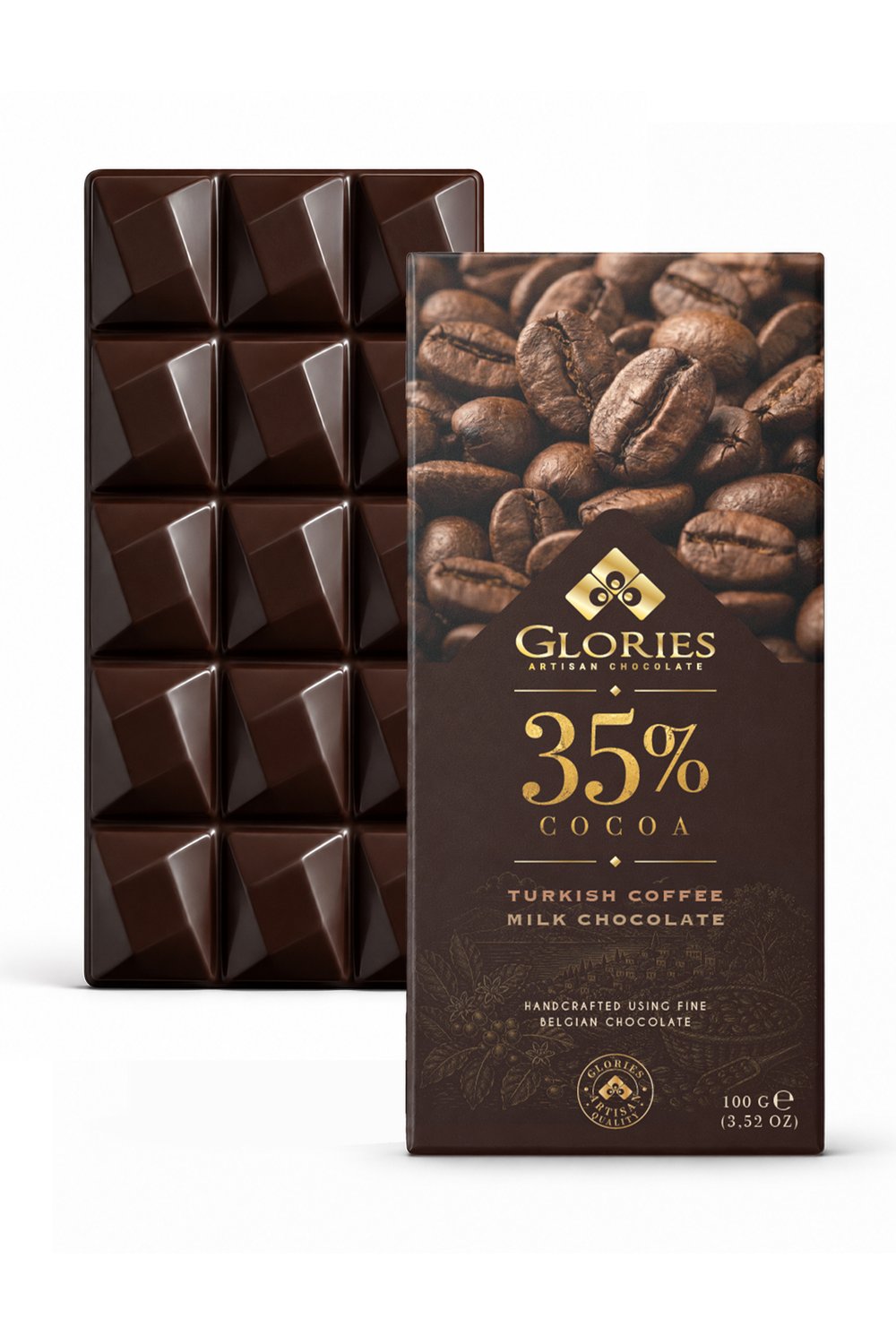 Türk Kahveli Sütlü Çikolata 100g