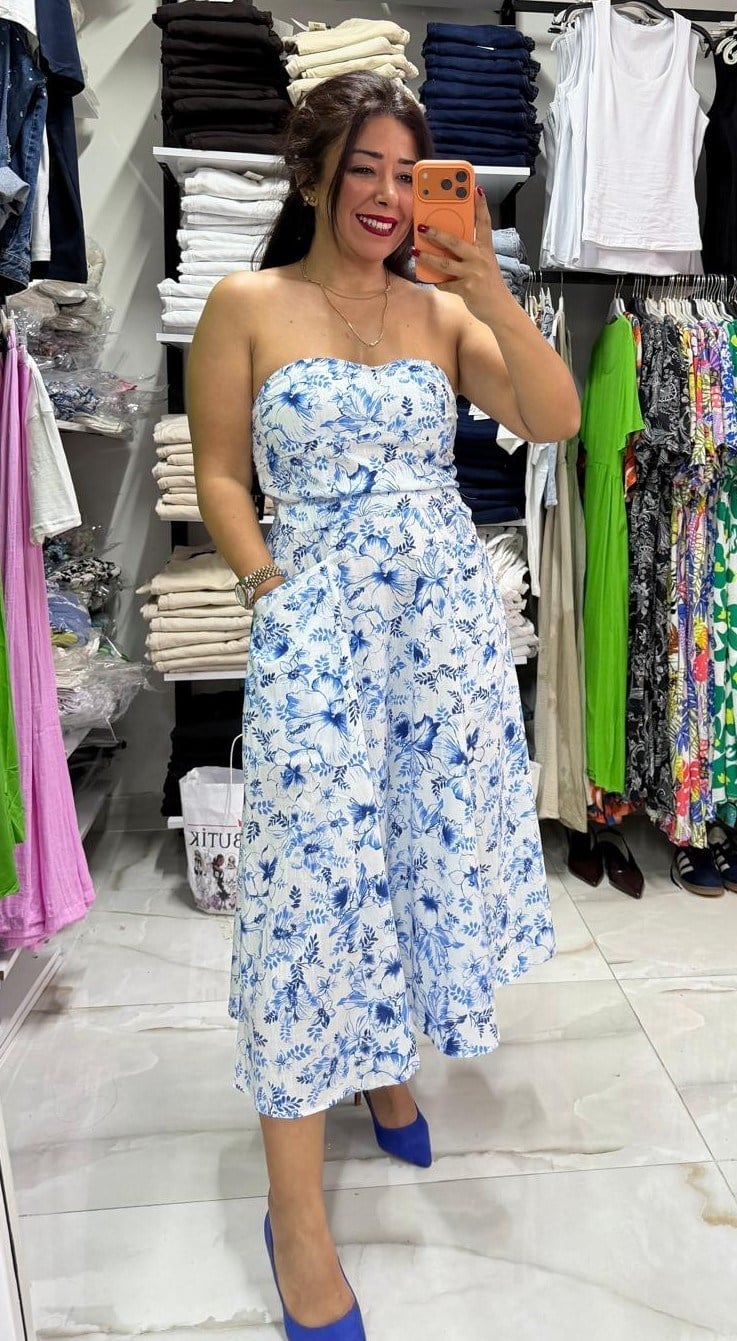 Santorini Staplez Elbise