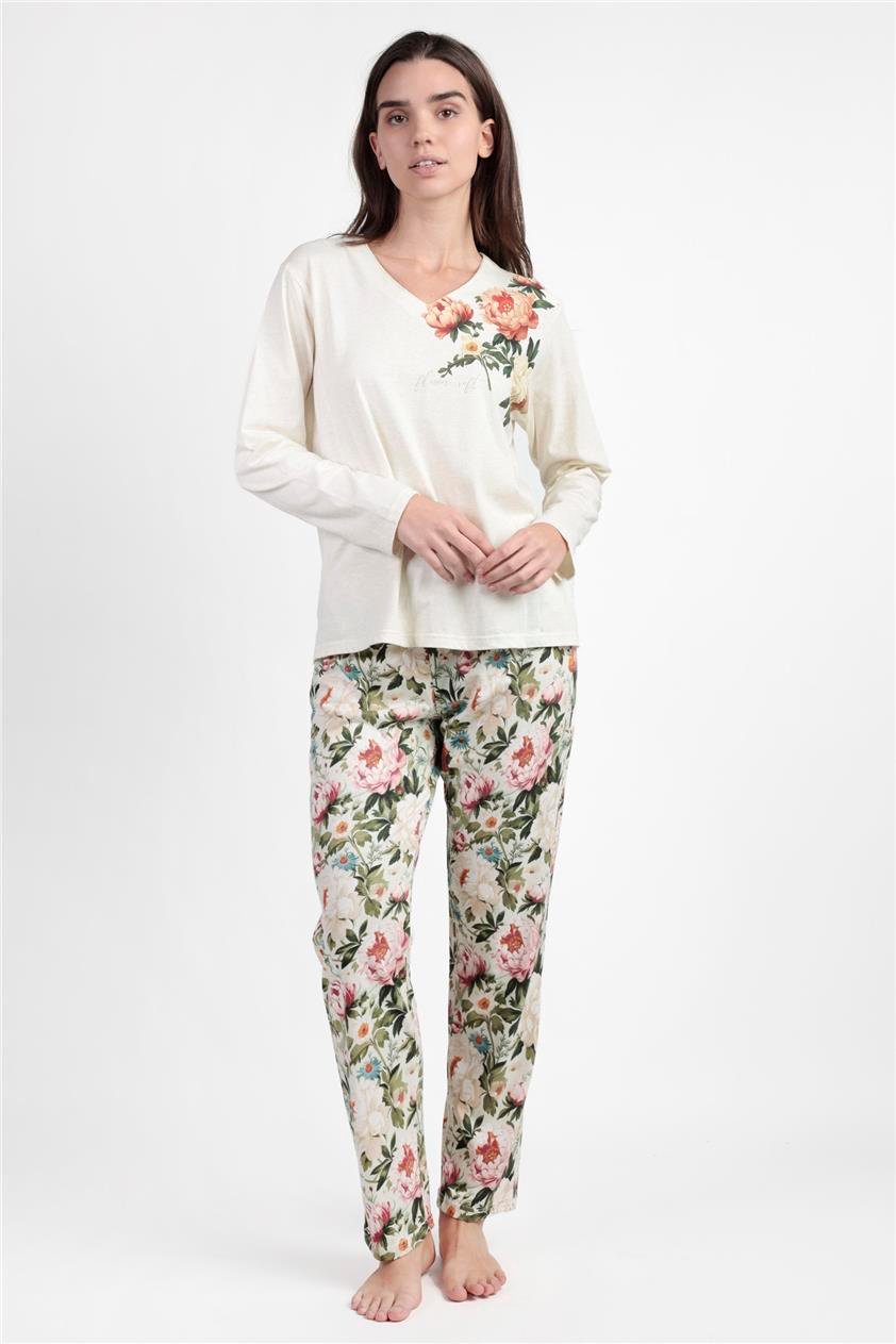 Admas Cretona Kadın Pijama Takımı