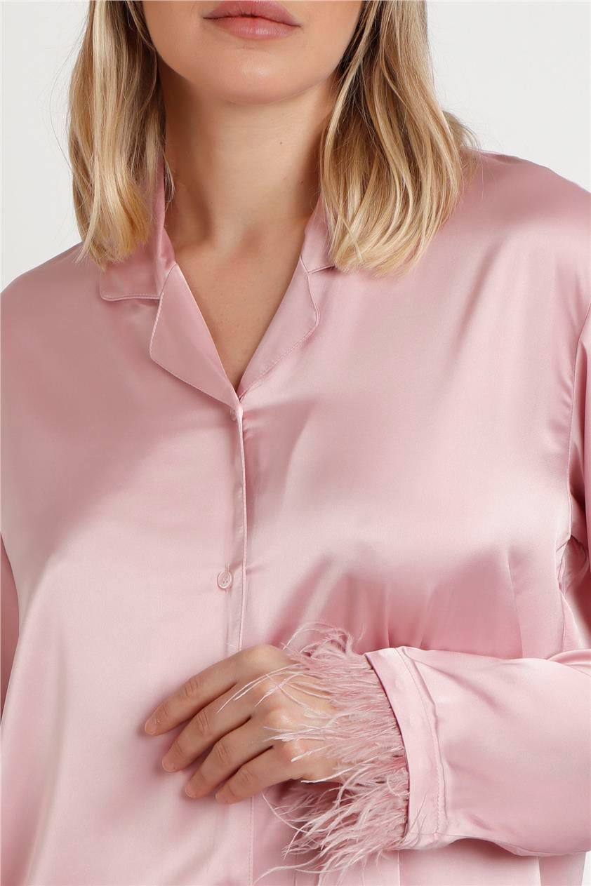 Admas Marabu Luxe Kadın Pijama Takımı Pembe