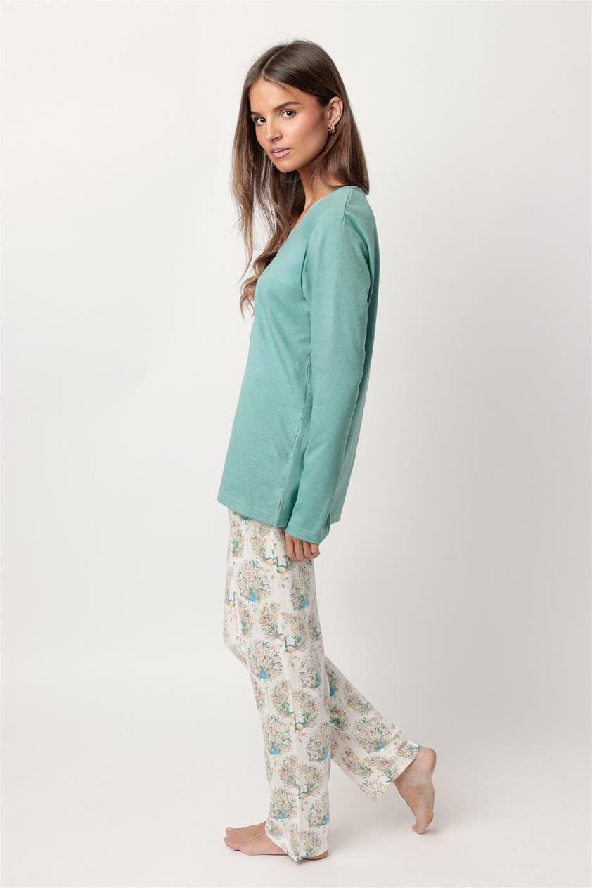 Admas Soft Peacock Kadın Pijama Takımı