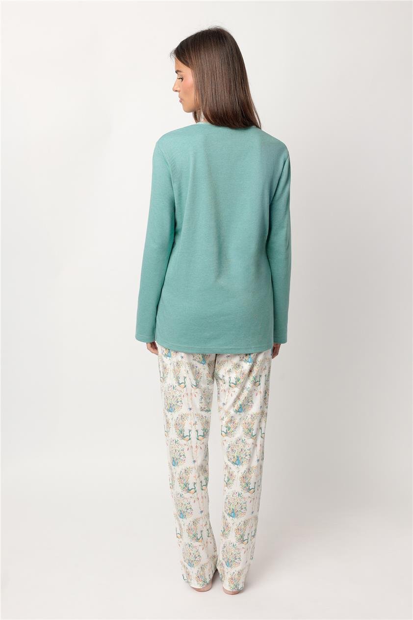 Admas Soft Peacock Kadın Pijama Takımı