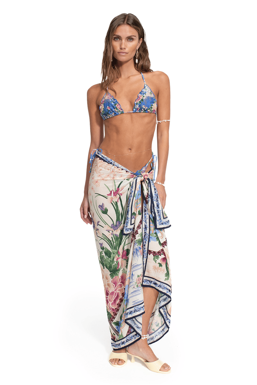 Agua Bendita Marine Ivy 21763 Kadın Pareo Çok Renkli