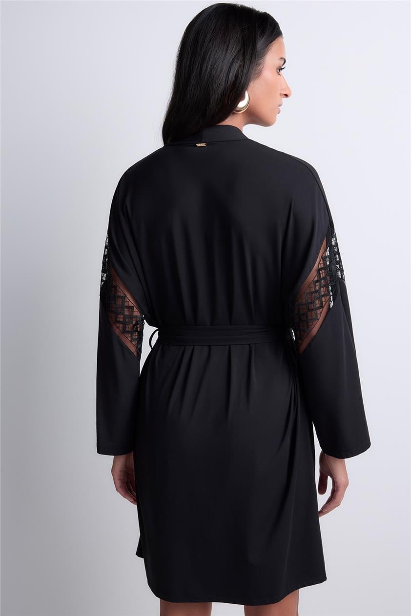 Aubade Sweet Obsession Kimono Kadın Kimono Siyah