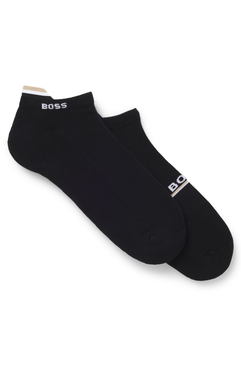 Boss 2P As Iconic Loop Cc Erkek 2li Çorap Siyah
