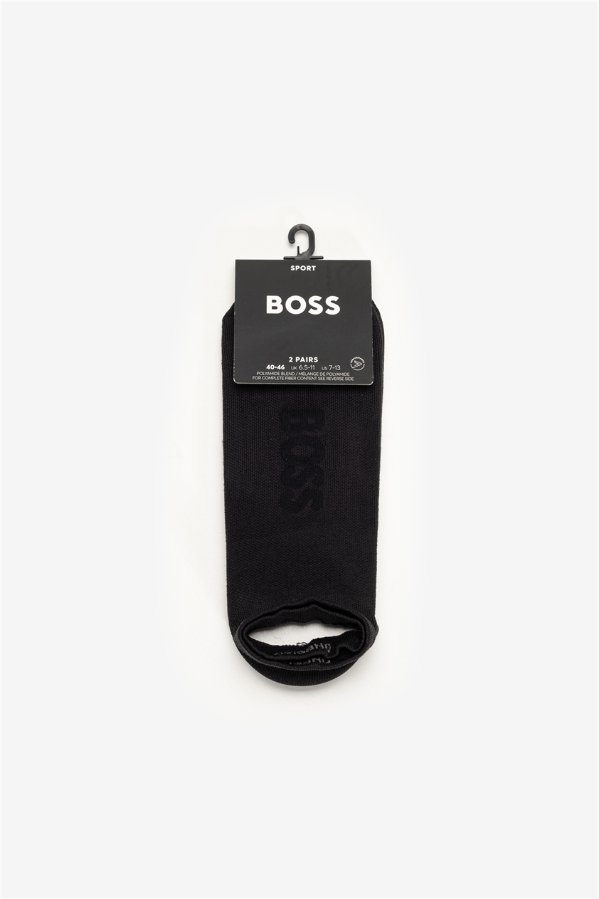 Boss 2P As Oxigen Erkek 2li Çorap Siyah