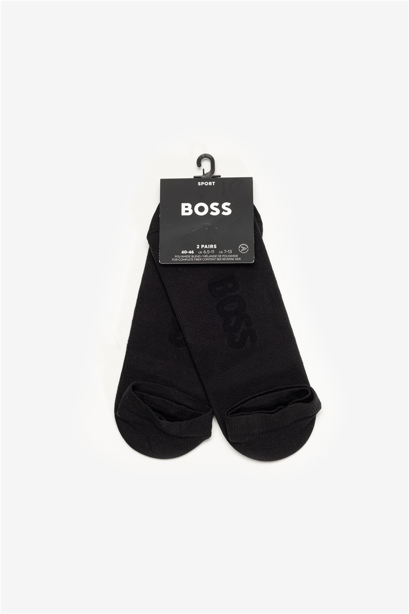 Boss 2P As Oxigen Erkek 2li Çorap Siyah