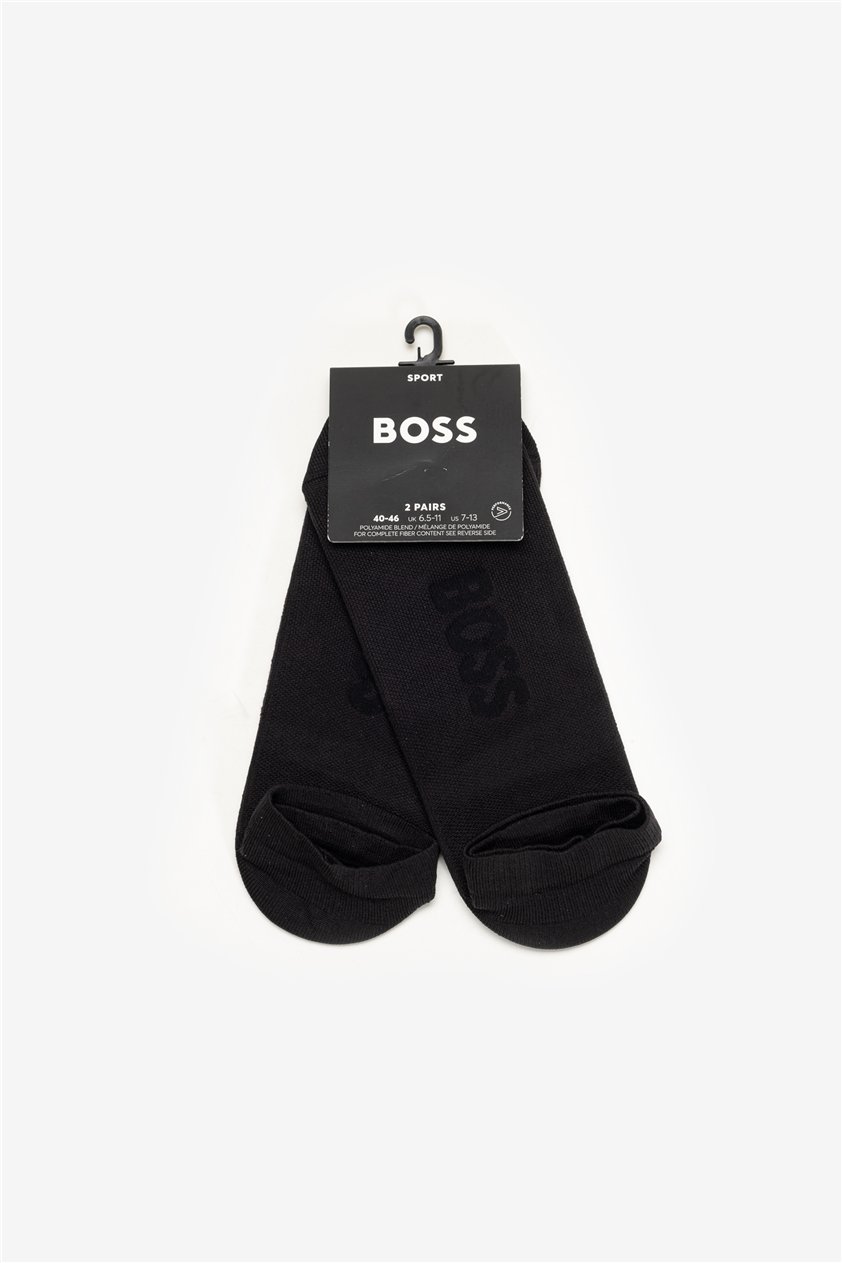 Boss 2P As Oxigen Erkek 2li Çorap Siyah