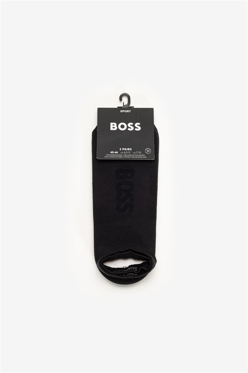 Boss 2P As Oxigen Erkek 2li Çorap Siyah