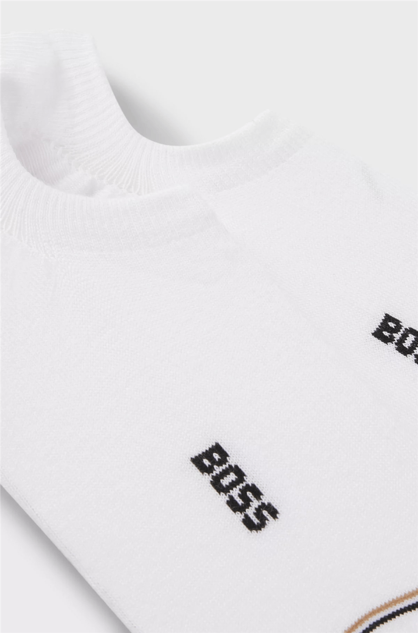 Boss 2P Lc Iconic Cc Erkek 2li Çorap Beyaz