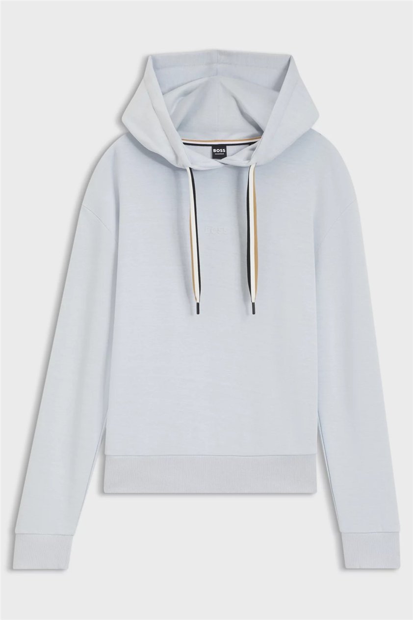 Boss CP Stripe Hoodie Kadın Kapüşonlu Sweatshirt