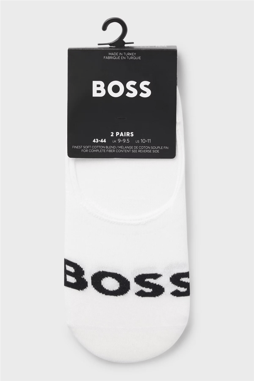 Boss Erkek 2li Çorap Beyaz