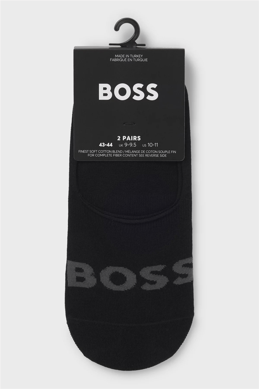 Boss Erkek 2li Çorap Siyah