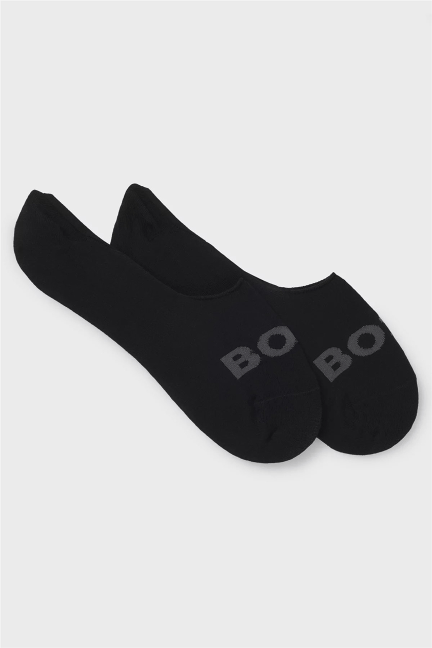 Boss Erkek 2li Çorap Siyah