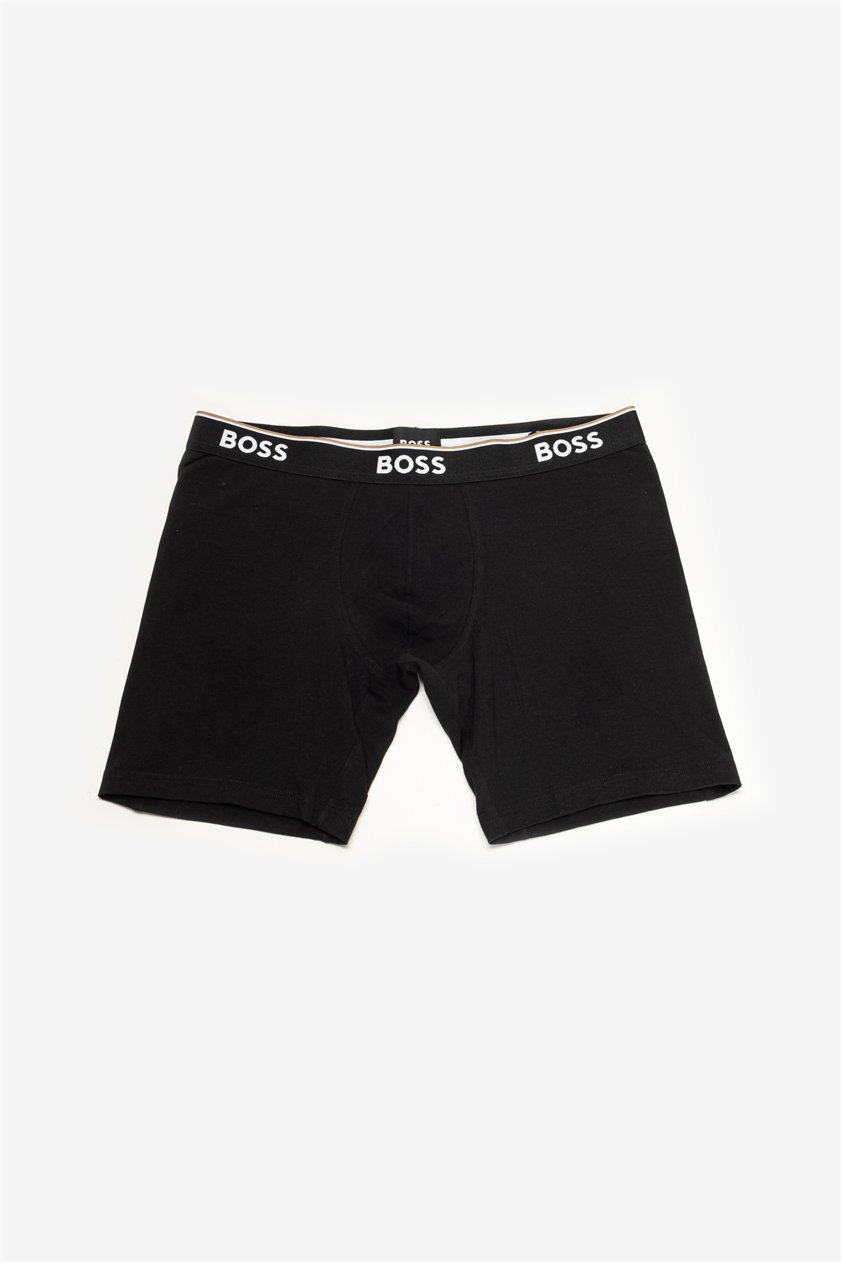 Boss Erkek 3lü Boxer Siyah