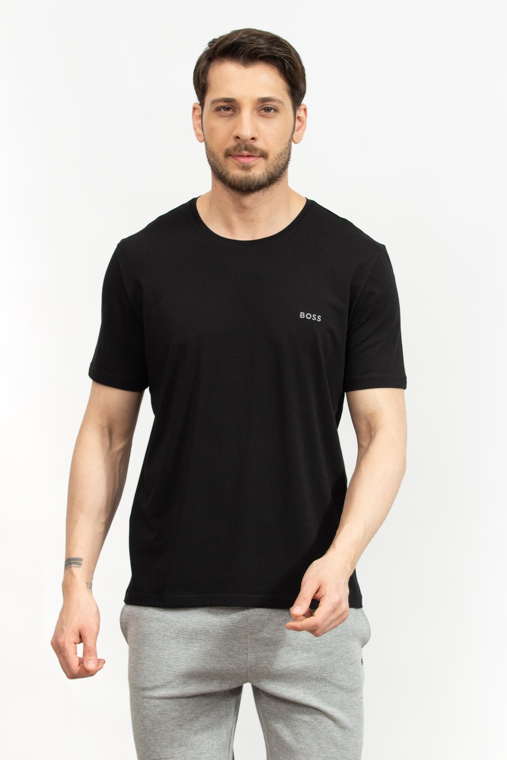 Boss Erkek Bisiklet Yaka T-Shirt
