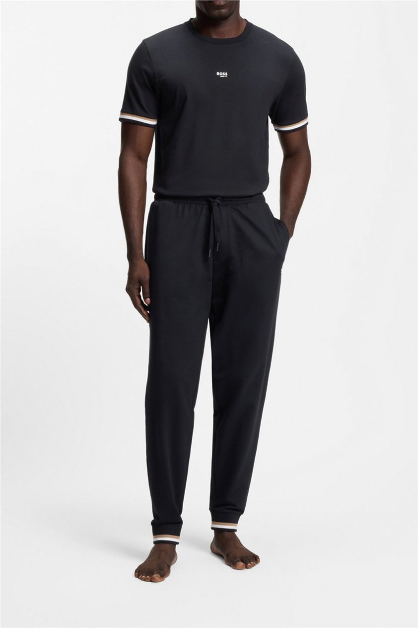 BOSS Iconic Pants Erkek Eşofman Altı Siyah