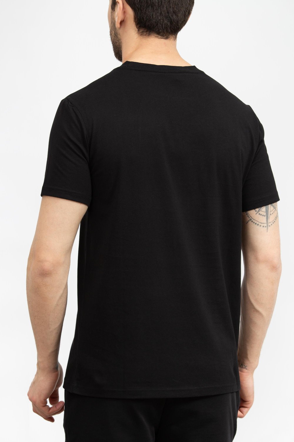Boss Erkek Bisiklet Yaka T-Shirt Siyah