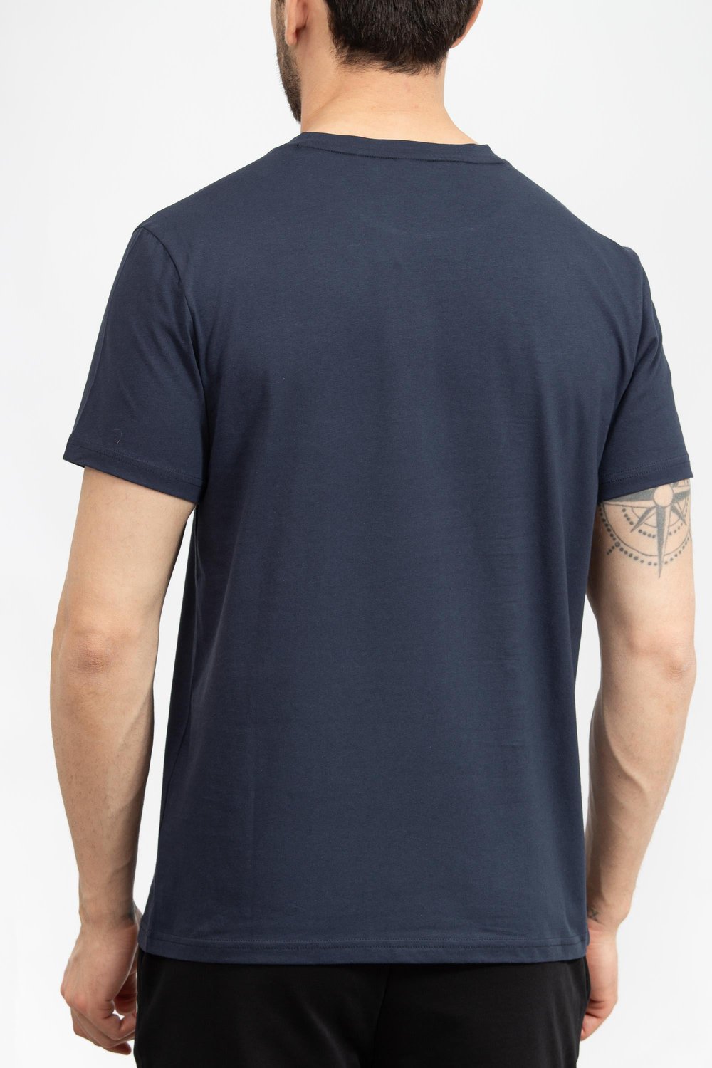 Boss Erkek Bisiklet Yaka T-Shirt Lacivert