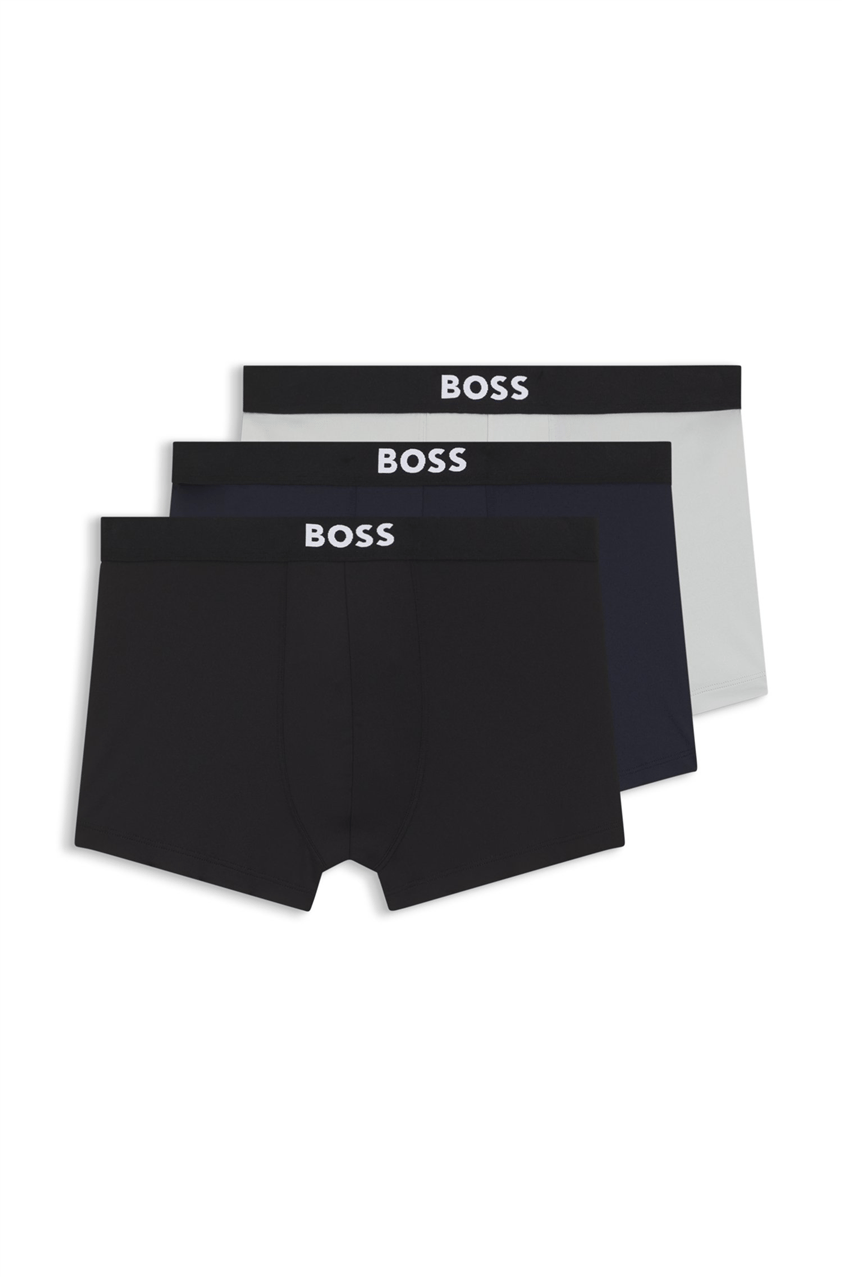 Boss Trunk 3P Micro One Erkek 3lü Boxer Çok Renkli