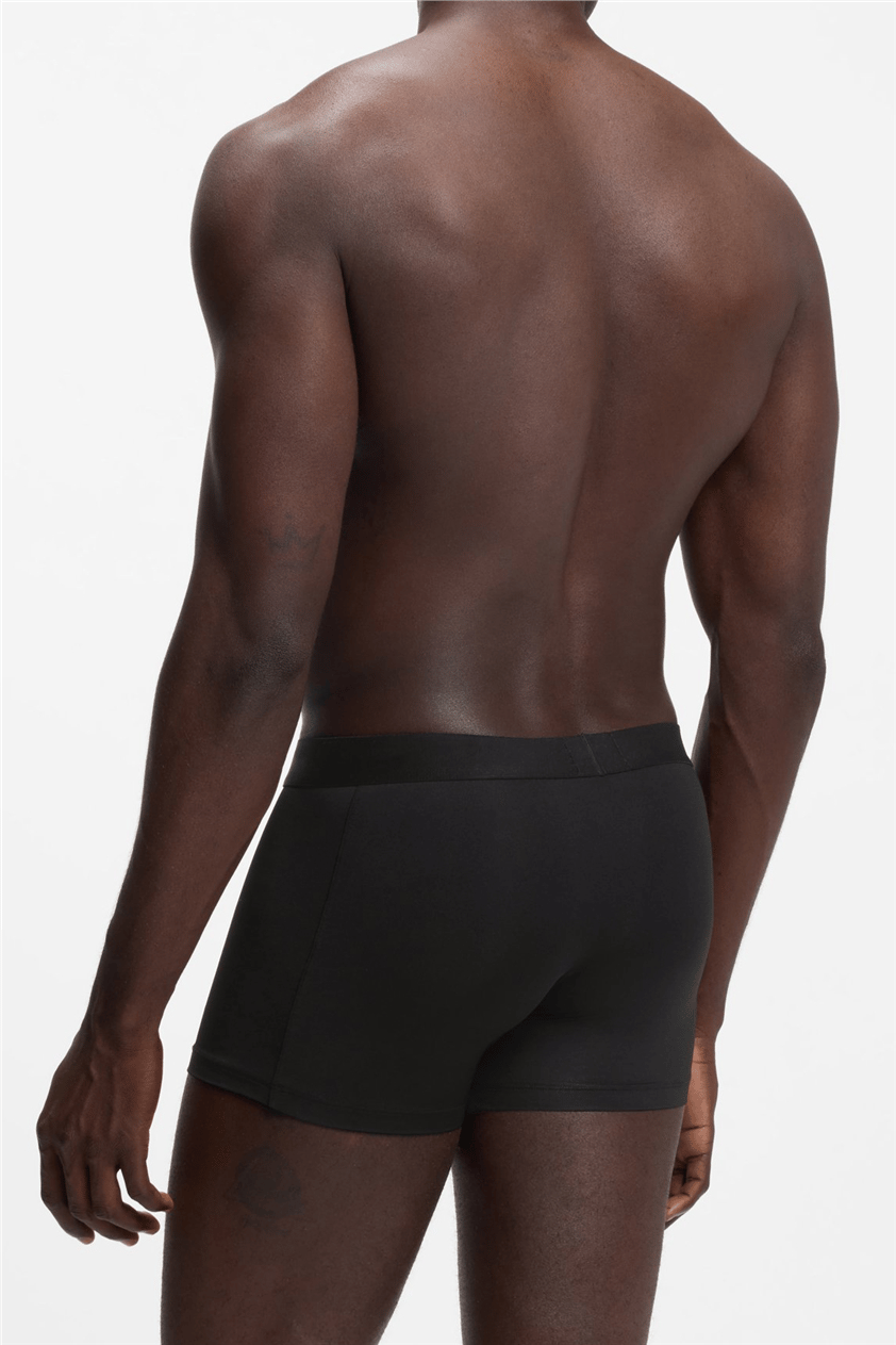 Boss Trunk 3P Micro One Erkek 3lü Boxer Siyah