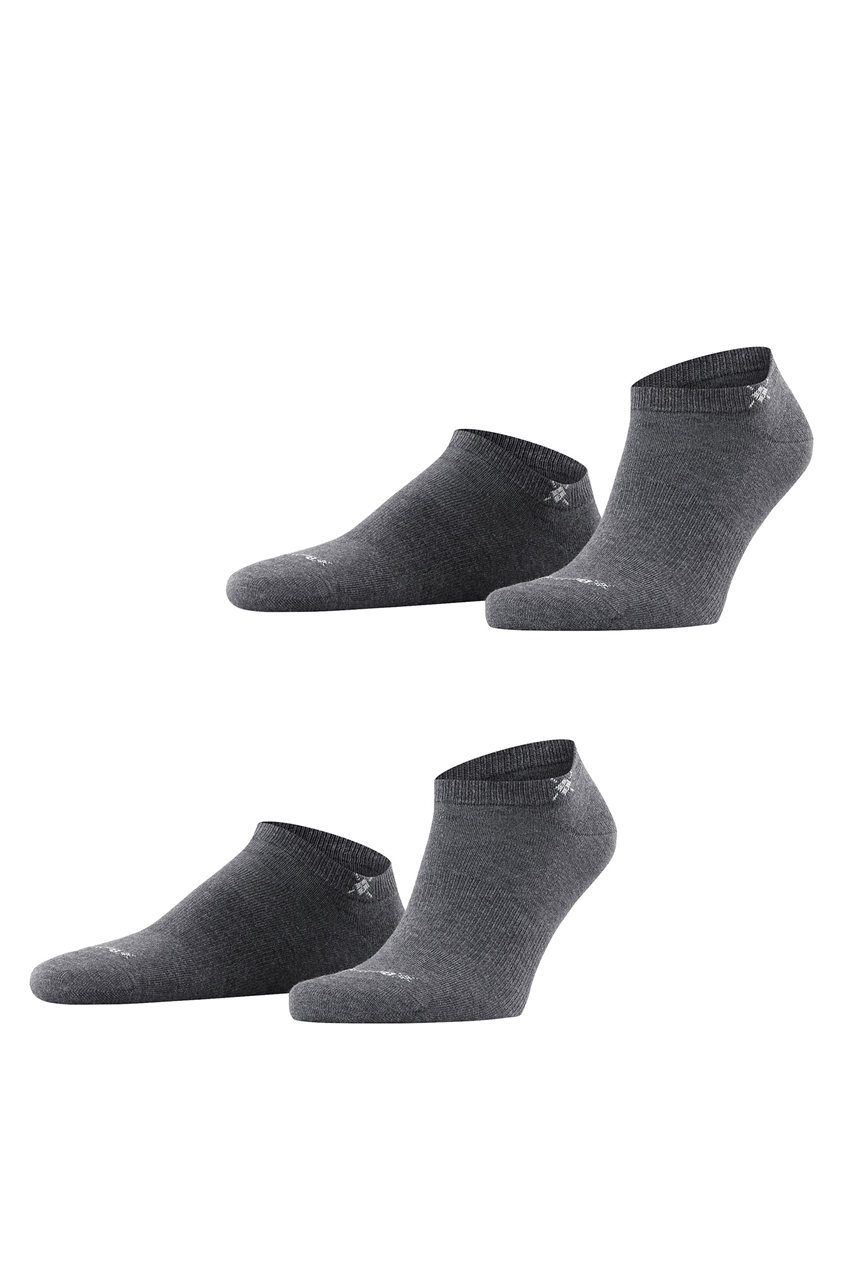 Burlington Erkek 2li Çorap Gri