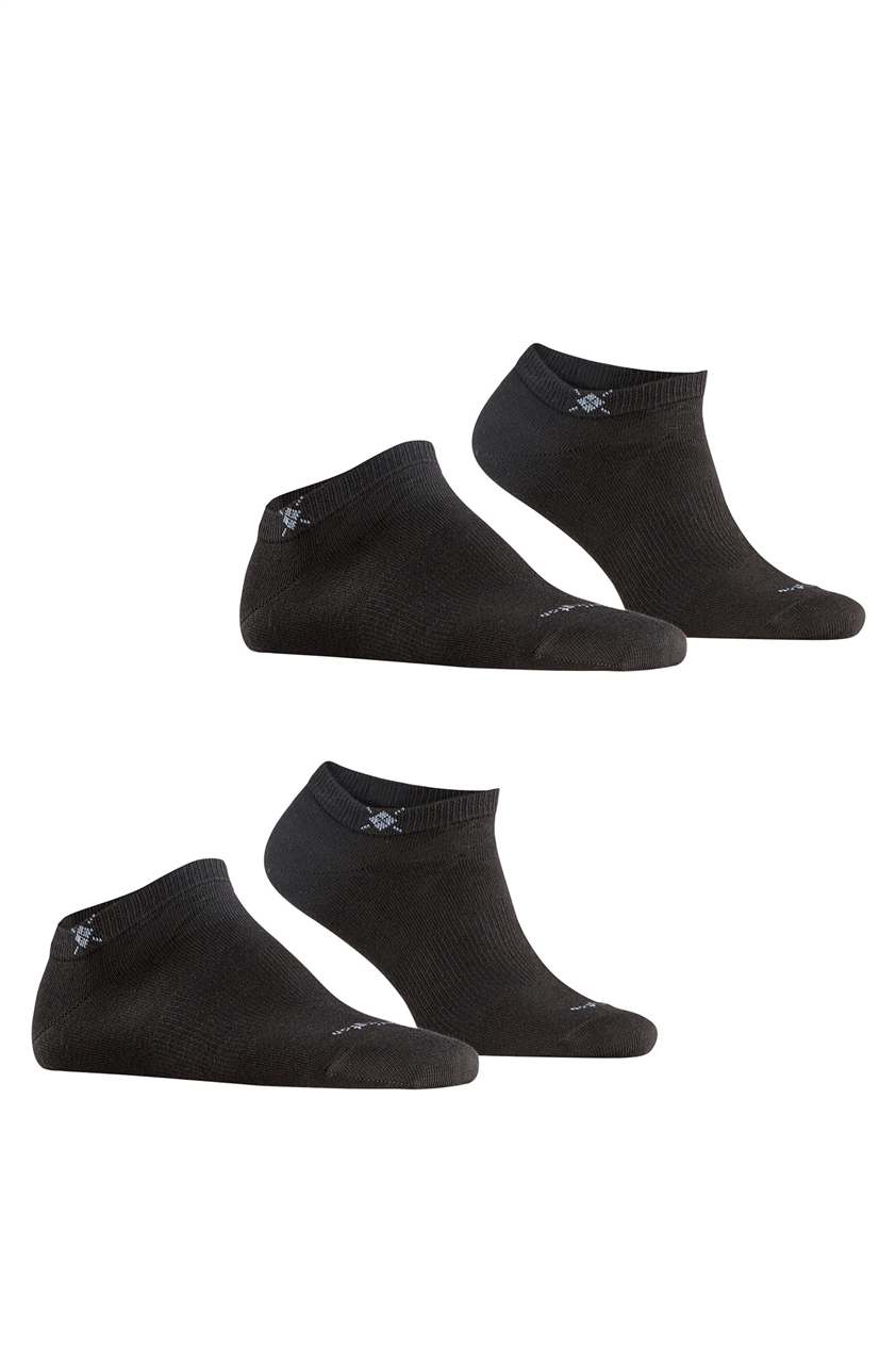 Burlington Erkek 2li Çorap Siyah
