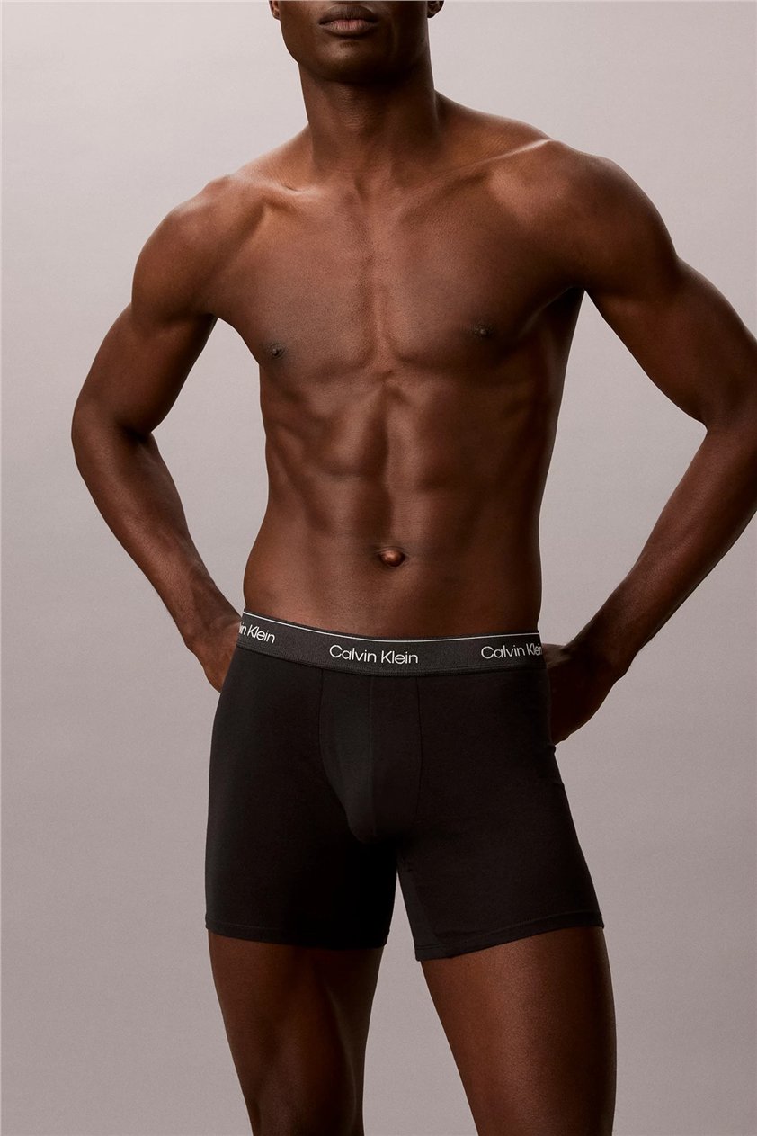 Calvin Klein Boxer Brief 3Pk Erkek 3lü Boxer Siyah