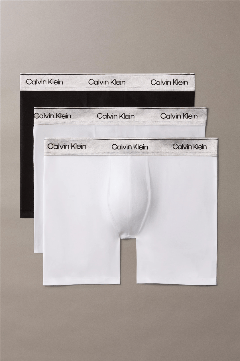 Calvin Klein Boxer Brief 3Pk Erkek 3lü Boxer Gri