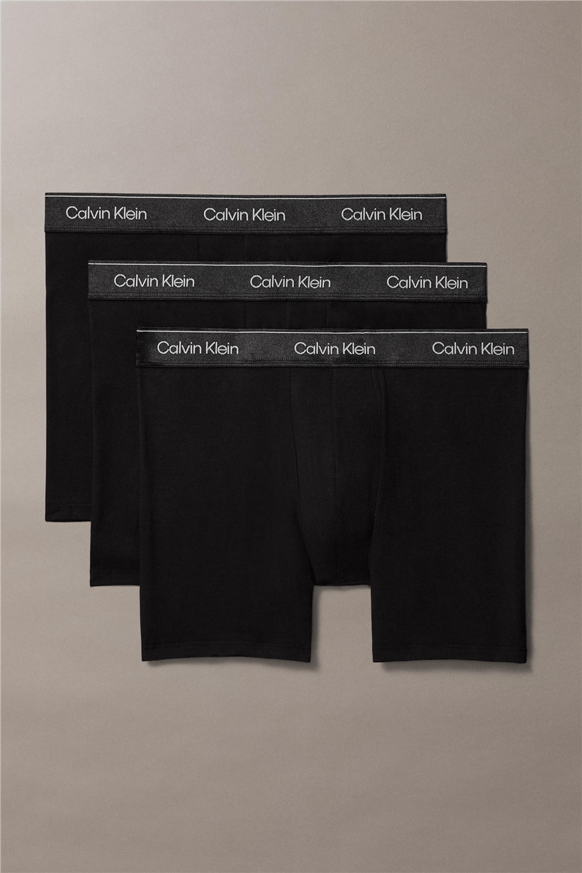 Calvin Klein Boxer Brief 3Pk Erkek 3lü Boxer Siyah