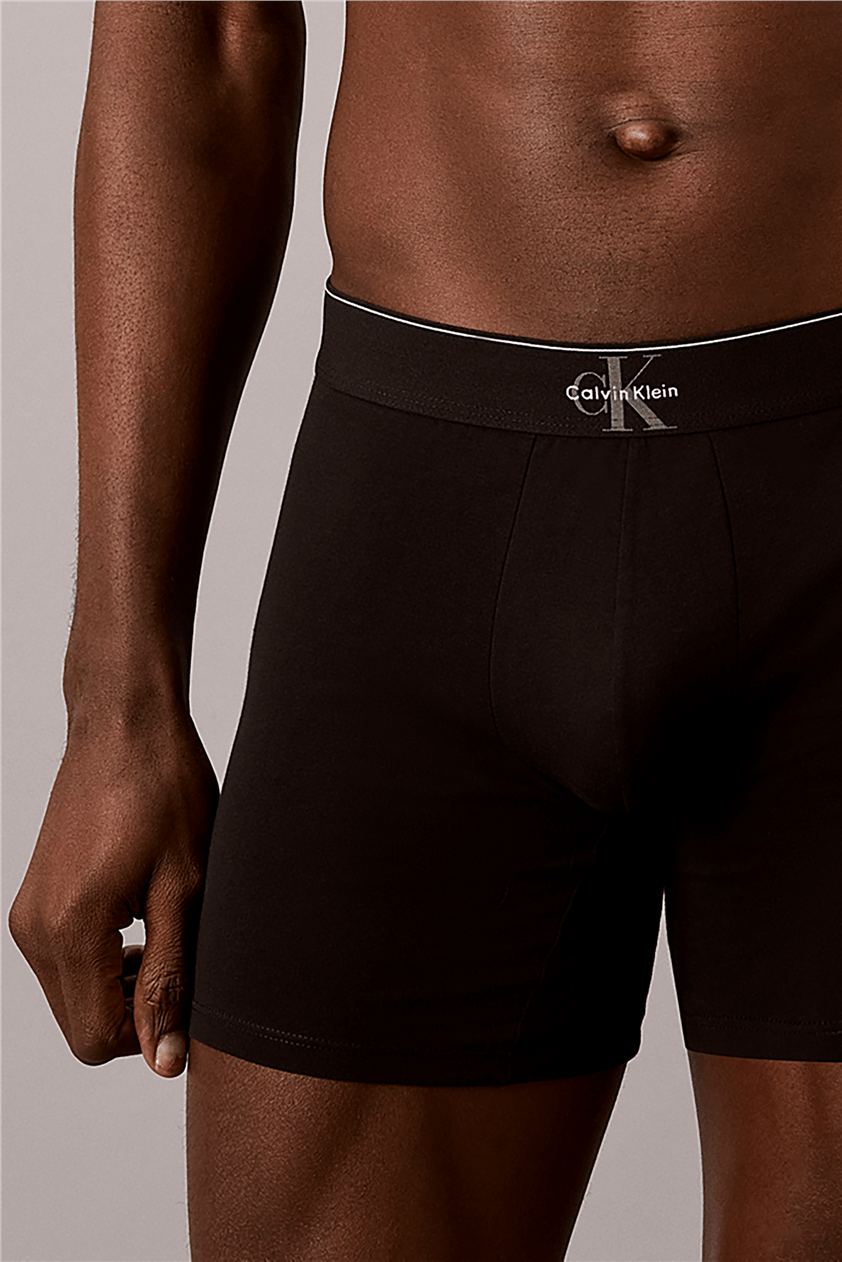 Calvin Klein Boxer Brief 3Pk Erkek 3lü Boxer Siyah