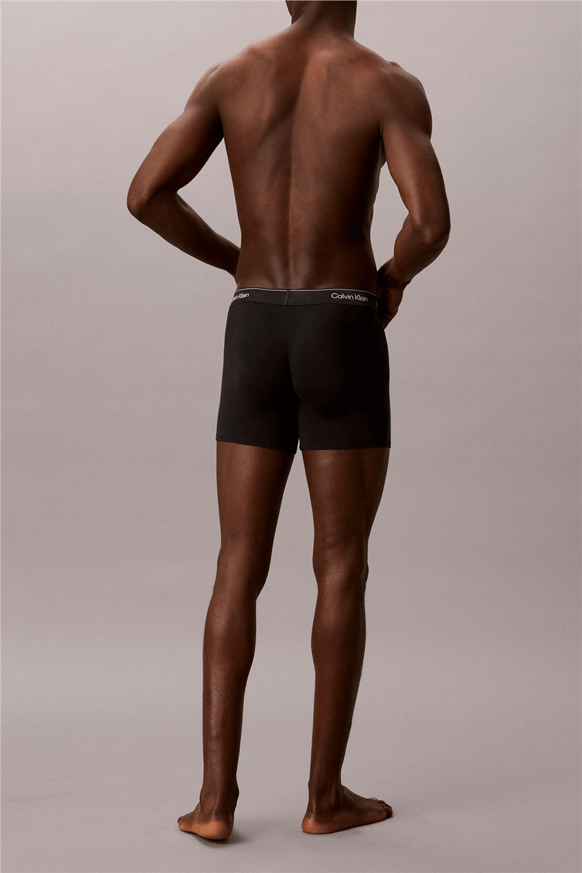 Calvin Klein Boxer Brief 3Pk Erkek 3lü Boxer Siyah