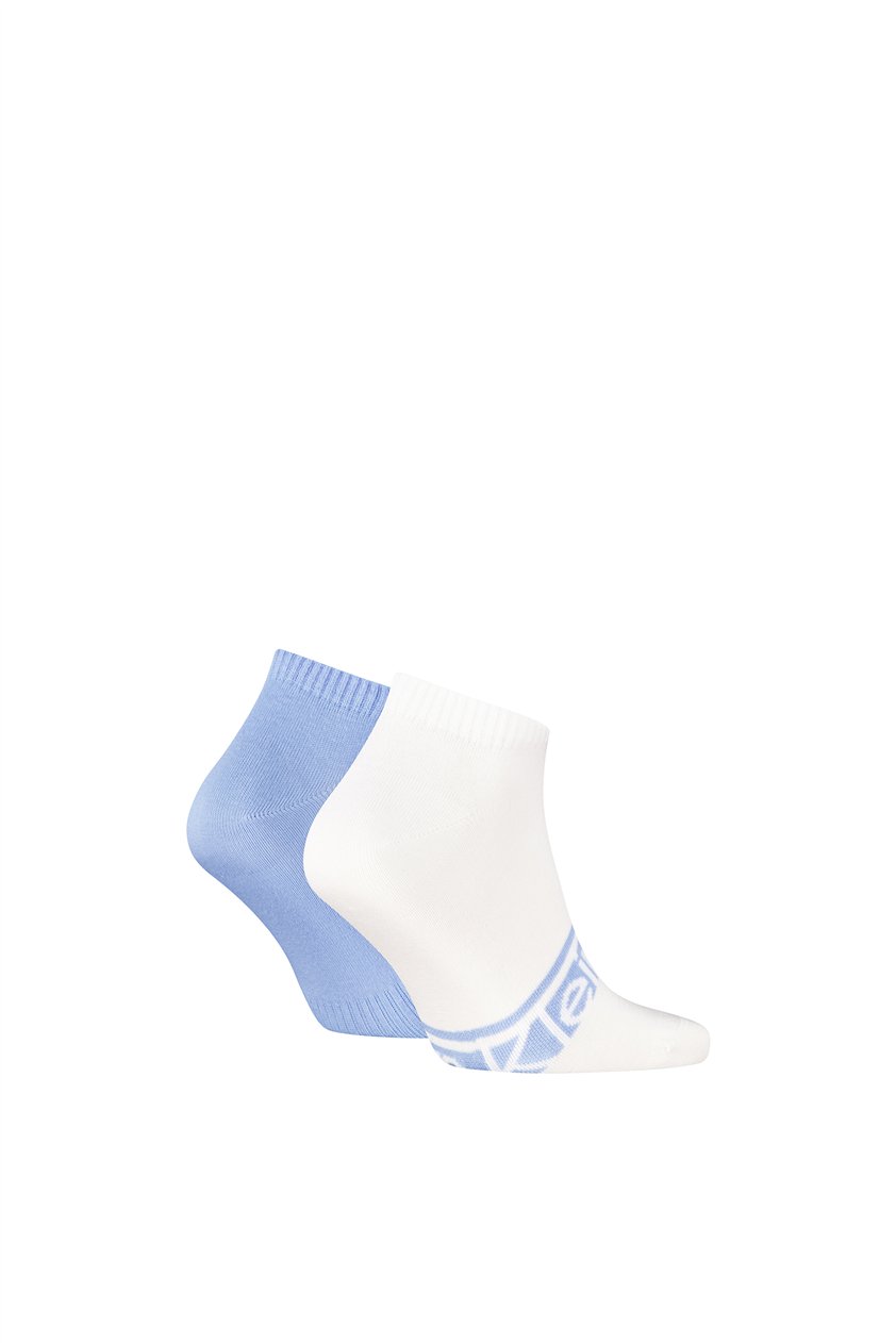 Calvin Klein Ck Men Sneaker 2P Logo Stripe Erkek 2li Çorap Beyaz