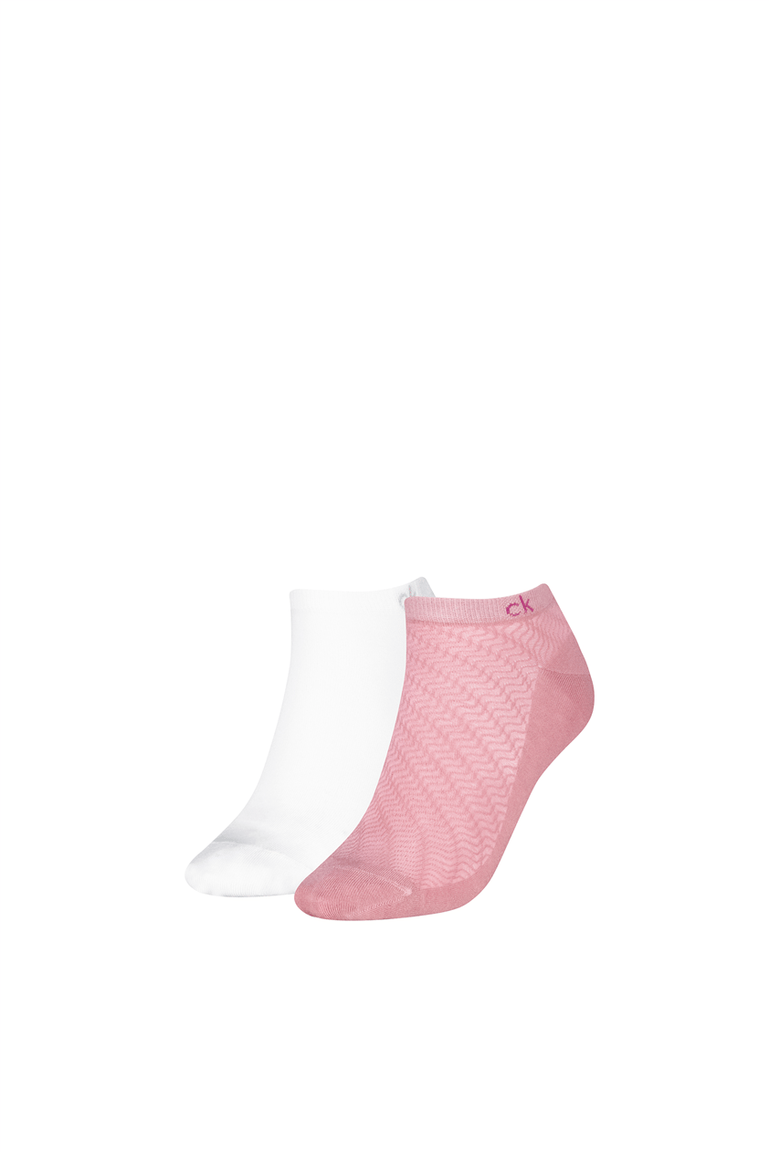Calvin Klein Ck Women Sneaker 2P Structure Kadın 2li Çorap Bej