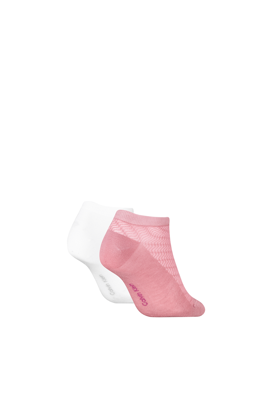 Calvin Klein Ck Women Sneaker 2P Structure Kadın 2li Çorap Bej