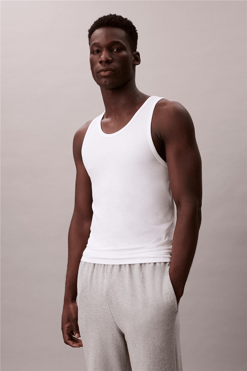 Calvin Klein Erkek Atlet Beyaz