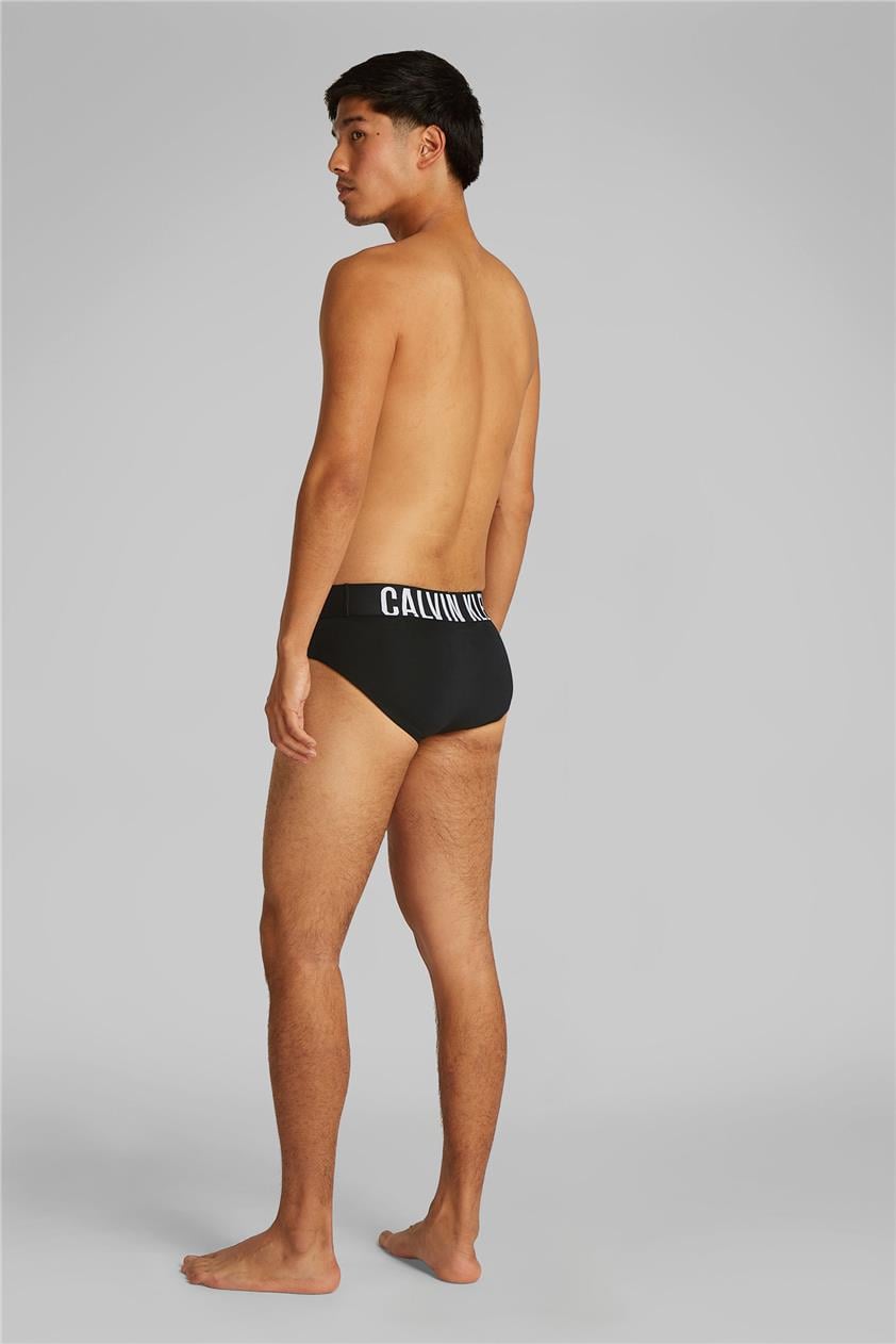 Calvin Klein Hip Brief 3Pk Erkek 3lü Boxer Siyah