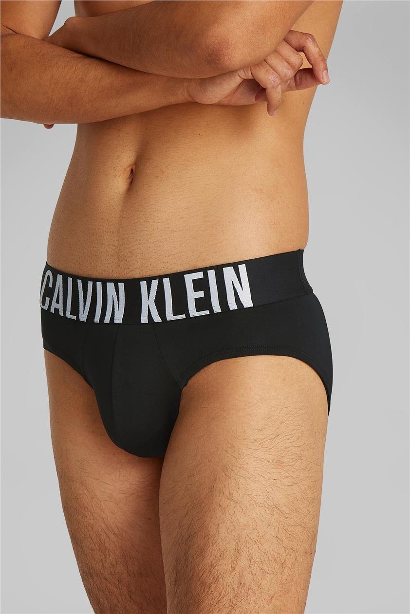 Calvin Klein Hip Brief 3Pk Erkek 3lü Boxer Siyah